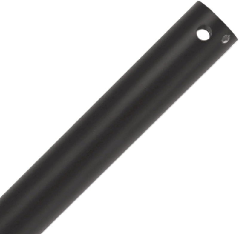 Steerg 12 inch Ceiling Fan Downrod with 5 Extension Wires, Unthreaded Extension Rods, Dia 1 inch, Black - Image 1